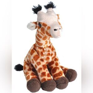 Wild Republic Plush Giraffe Toy - Brown and Cream